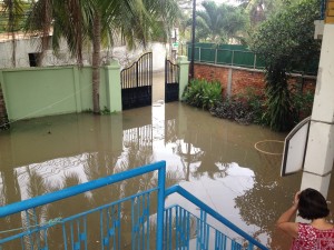 In November our house flooded - inside and out!